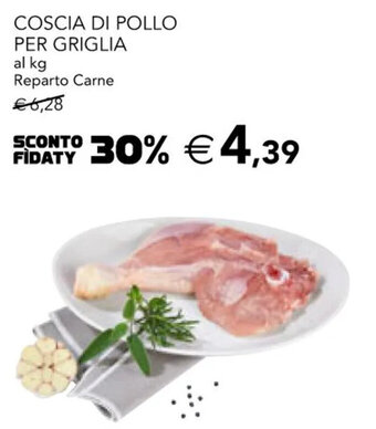 Esselunga COSCIA DI POLLO PER GRIGLIA offerta