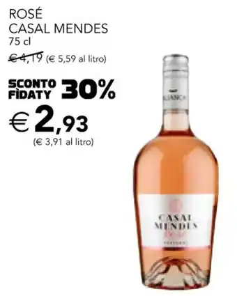 Esselunga ROSÉ CASAL MENDES 75 cl offerta