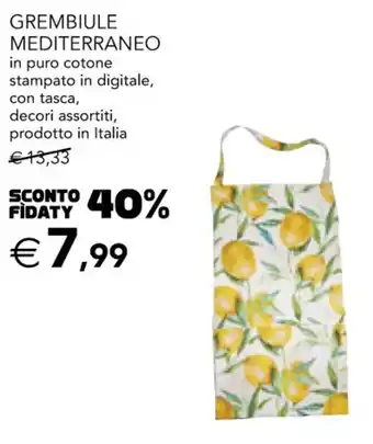 GREMBIULE MEDITERRANEO