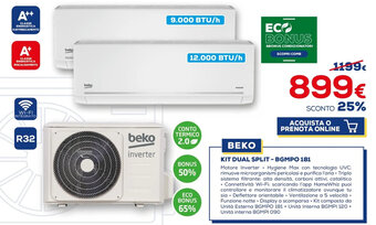 Euronics Beko KIT DUAL SPLIT- BGMPO 181 offerta