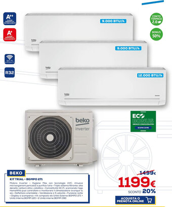 Euronics Beko KIT TRIAL-BGMPO 271 offerta