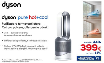 Euronics dyson pure hot+cool offerta