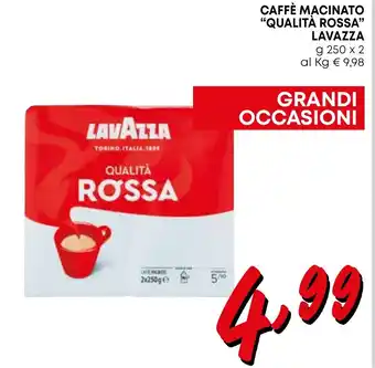 CAFFÈ MACINATO "QUALITÀ ROSSA" LAVAZZA g 250 x 2