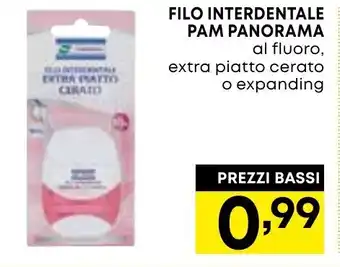 Borello Supermercati FILO INTERDENTALE PAM FILO INTERDENTALE PAM PANORAMA offerta