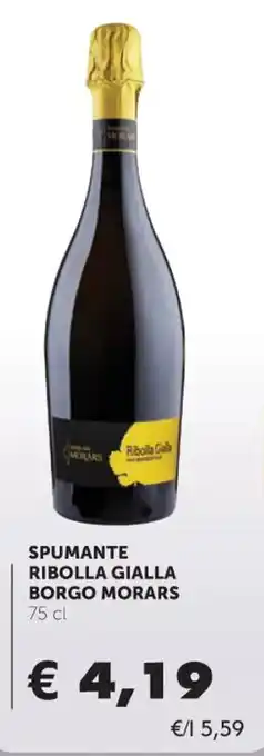 SPUMANTE RIBOLLA GIALLA BORGO MORARS 75 cl