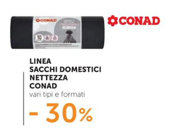 Spazio Conad LINEA SACCHI DOMESTICI NETTEZZA CONAD offerta