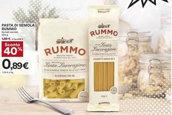 Coop PASTA DI SEMOLA RUMMO 500 g offerta