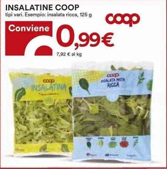 Coop INSALATINE COOP 125 g offerta