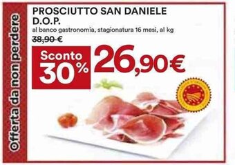Coop PROSCIUTTO SAN DANIELE D.O.P. offerta