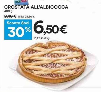 Coop CROSTATA ALL'ALBICOCCA 400 g offerta