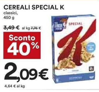 Coop CEREALI SPECIAL K 450 g offerta
