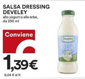 Coop SALSA DRESSING DEVELEY 230 ml offerta