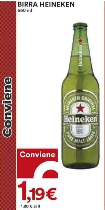 Coop BIRRA HEINEKEN 660 ml offerta