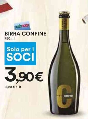 Coop BIRRA CONFINE 750 ml offerta