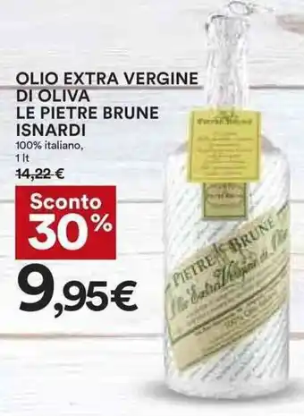 Coop OLIO EXTRA VERGINE DI OLIVA LE PIETRE BRUNE ISNARDI 1 Lt offerta