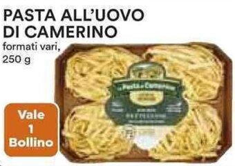 Coop PASTA ALL'UOVO DI CAMERINO 250 g offerta
