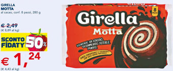 Esselunga GIRELLA MOTTA al cacao, conf. 8 pezzi, 280 g offerta