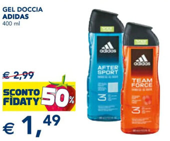 Esselunga GEL DOCCIA ADIDAS 400 ml offerta