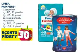 Esselunga LINEA PAMPERS* Costumino, tg. 4/5, 11 pezzi o offerta
