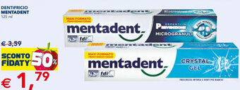 Esselunga DENTIFRICIO MENTADENT 125 ml offerta