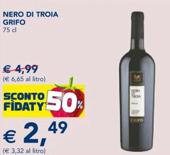 NERO DI TROIA GRIFO 75 cl