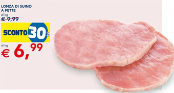 Esselunga LONZA DI SUINO A FETTE offerta