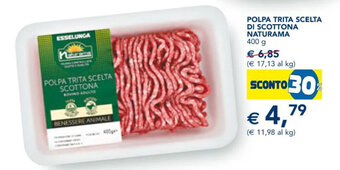Esselunga POLPA TRITA SCELTA DI SCOTTONA NATURAMA 400 g offerta