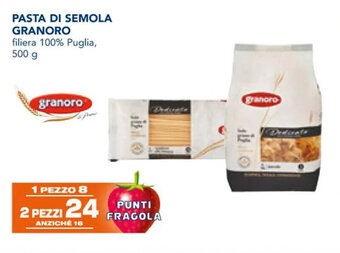 Esselunga PASTA DI SEMOLA GRANORO 500 g offerta