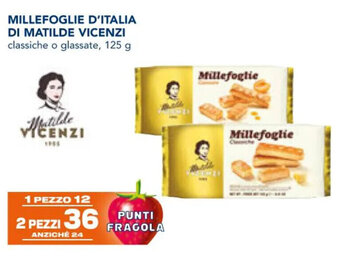 MILLEFOGLIE D'ITALIA DI MATILDE VICENZI classiche o glassate, 125 g