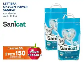 Esselunga LETTIERA OXYGEN POWER SANICAT assorbente, conf. 10 litri offerta
