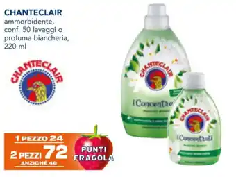 Esselunga CHANTECLAIR ammorbidente, conf. 50 lavaggi o profuma biancheria, 220 ml offerta