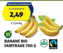 ALDI Banane bio fairtrade offerta