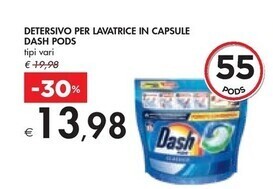 Bennet Dash detersivo per lavatrice in capsule pods offerta