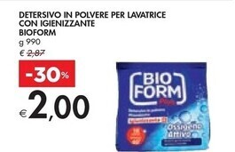 Bennet Bioform detersivo in polvere per lavatrice con igienizzante offerta