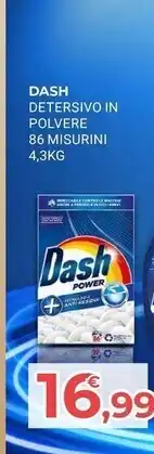 Eté Dash detersivo in polvere offerta
