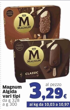 Sigma Algida magnum offerta