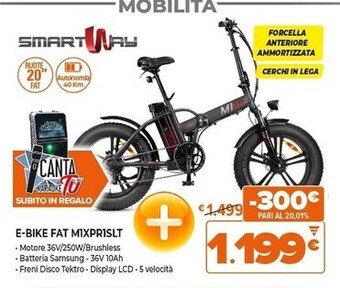 Expert Smartway e-bike fat m1xpr1slt offerta