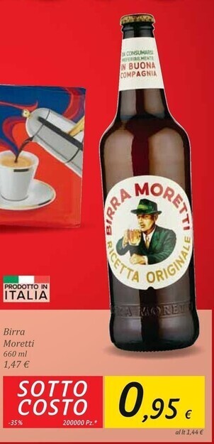 Carrefour Market Moretti birra offerta