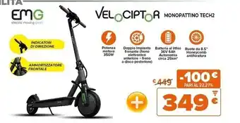 Expert Emg monopattino tech2 offerta
