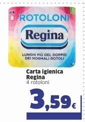 Sigma Regina carta igienica offerta