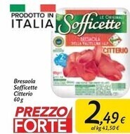 Carrefour Market Citterio bresaola sofficette offerta