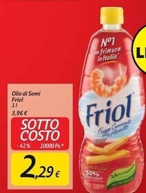 Carrefour Market Friol olio di semi offerta