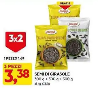 DPiù SEMI DI GIRASOLE 3 x 300 g offerta