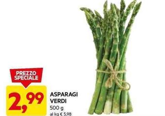 DPiù ASPARAGI VERDI 500 g offerta