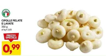 DPiù CIPOLLE PELATE E LAVATE 350 g offerta