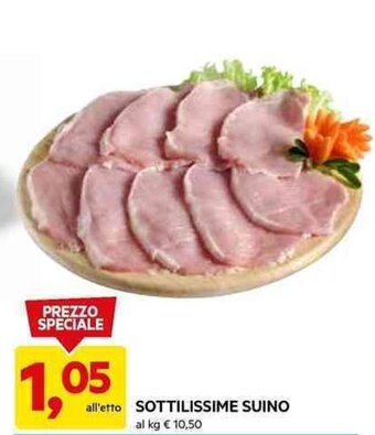 DPiù SOTTILISSIME SUINO offerta