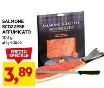 DPiù SALMONE SCOZZESE AFFUMICATO 100 g offerta