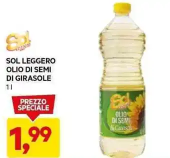 DPiù SOL LEGGERO OLIO DI SEMI DI GIRASOLE 1 l offerta