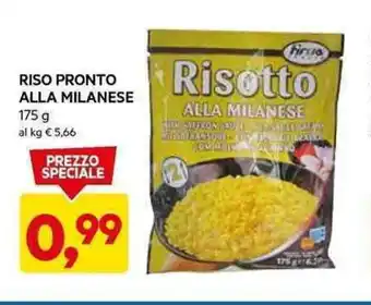 DPiù RISO PRONTO ALLA MILANESE 175 g offerta