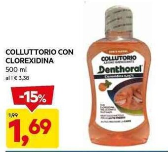DPiù COLLUTTORIO CON CLOREXIDINA 500 ml offerta